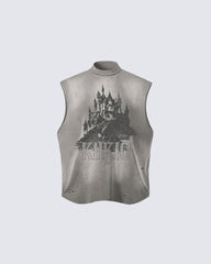 KIIKIO - New Wasteland Washed Sleeveless Vest