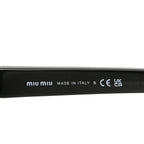 Acetate Cat Eye Sunglasses SMU A04 Black
