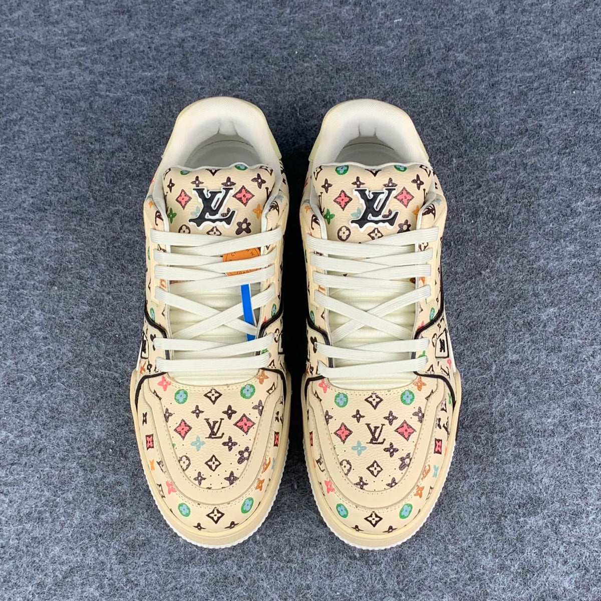 Tyler, the Creator x Louis Vuitton Trainer 'Beige Multi-Color Monogram'