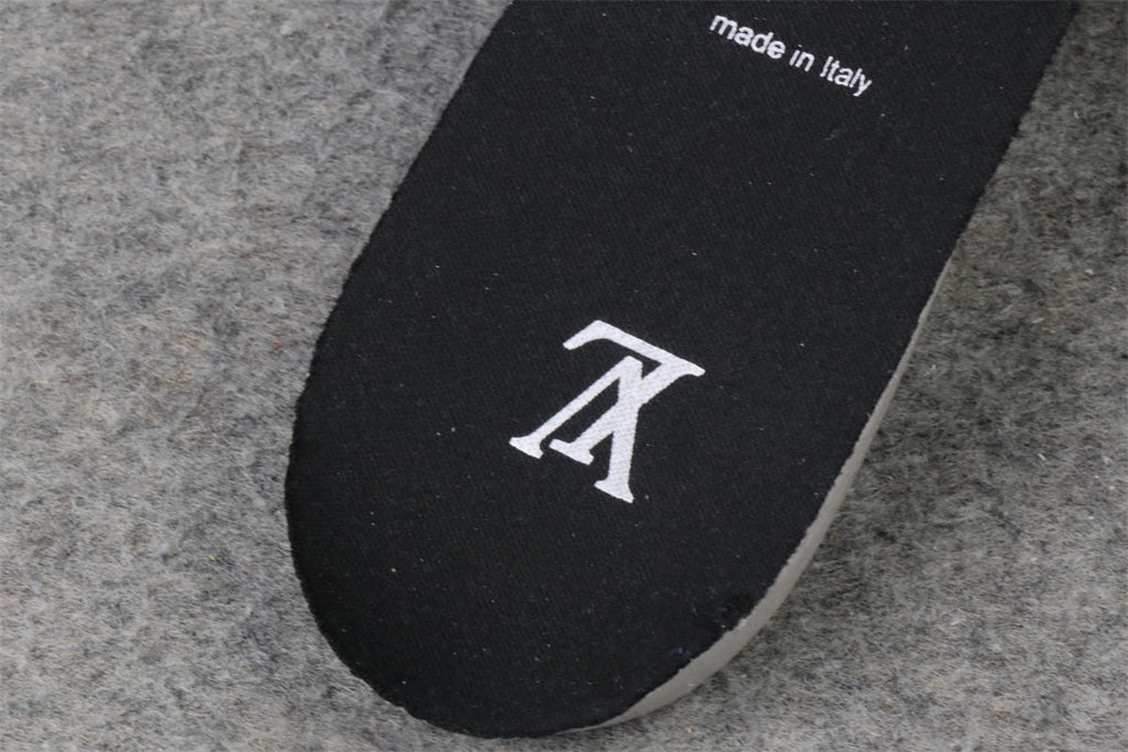 LV Trainer Low 'Velcro Strap - Black Monogram Denim'