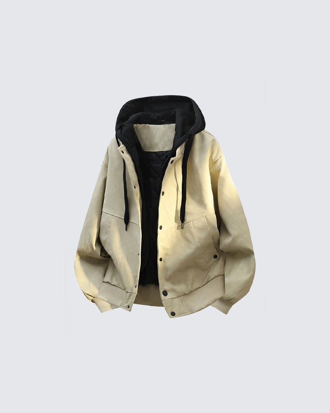 Loose Casual Streetwear with Hoodie Main Image