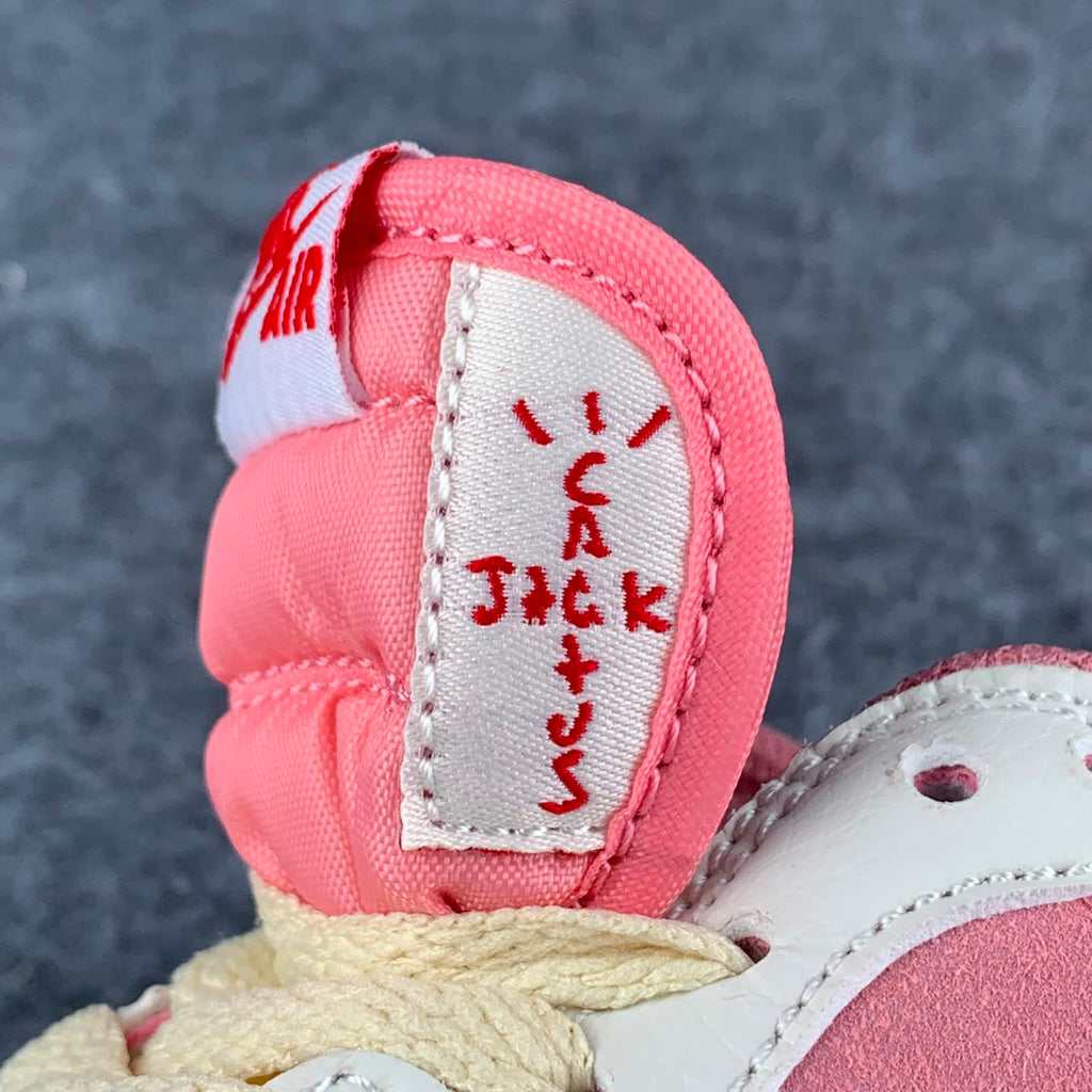 Travis Scott x Air Jordan 1 Retro Low OG PS 'Sail Tropical Pink'