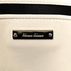 Nappa Matelasse Crystal Flap Clutch White