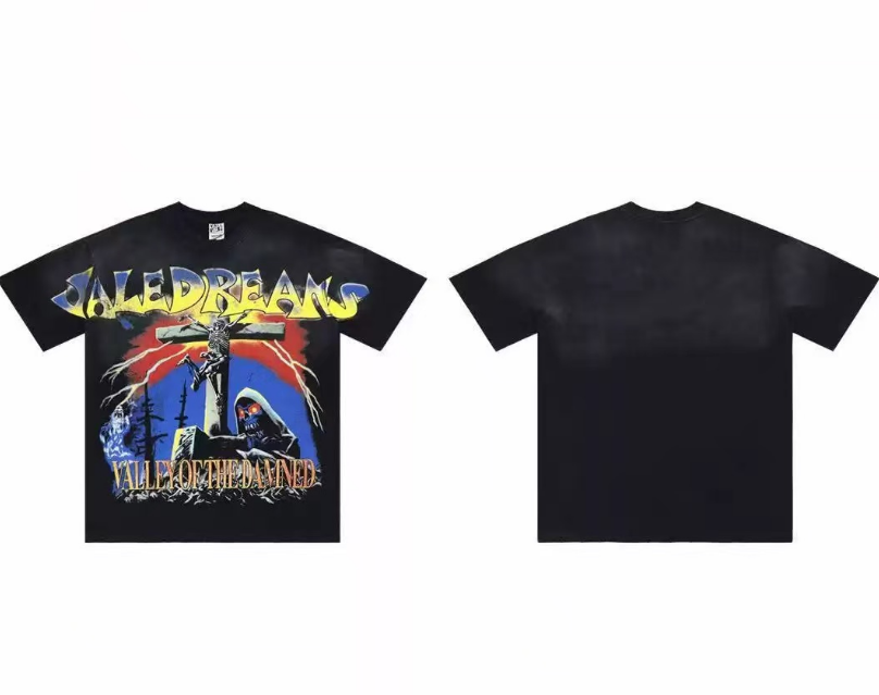 Vale Forever Damned Big Tee Black