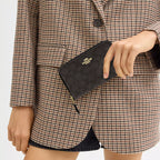 Coach Outlet Medium Id Zip Wallet In Signature Canvas