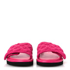 Technical Fabric Embossed Monogram Pool Pillow Comfort Mules 37 Fuchsia