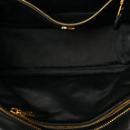 Soft Calf Softy Large Beau Top Handle Bag Black