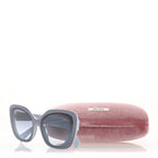 Acetate Cat Eye Sunglasses SMU06X-A Light Blue