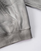 Washed Distressed Dirty Effect Pullover Hoodie