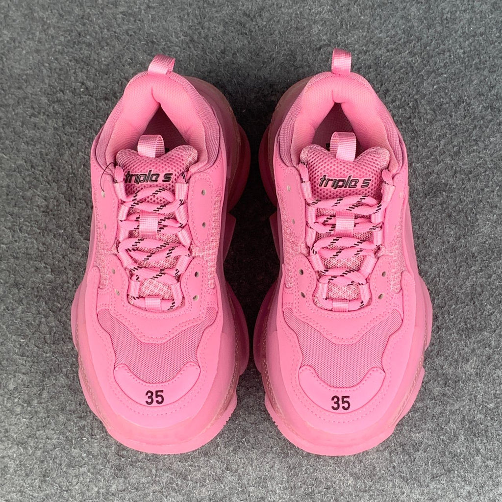 Balenciaga Wmns Triple S 'Clear Sole - Pink'