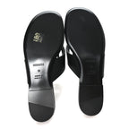Calfskin Womens Mage Sandals 39 Black