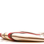 Canvas Calfskin Striped Ivy Beige Naturale Moro
