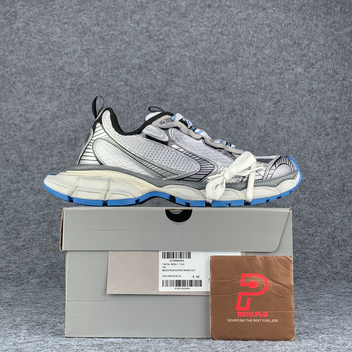 Balenciaga 3XL Sneaker 'Worn-Out - Grey Blue'
