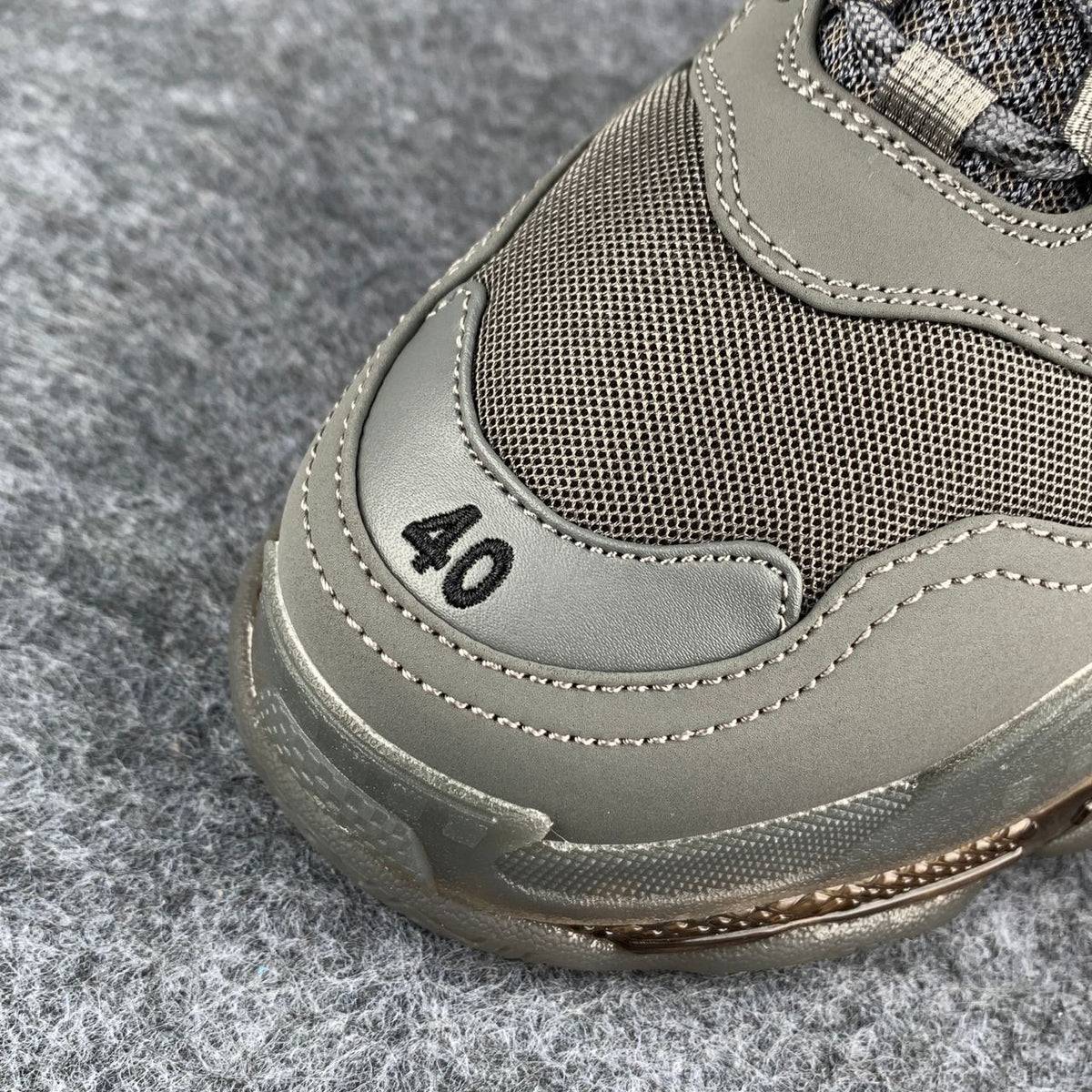 Balenciaga Triple S Sneaker 'Clear Sole - Dark Grey'