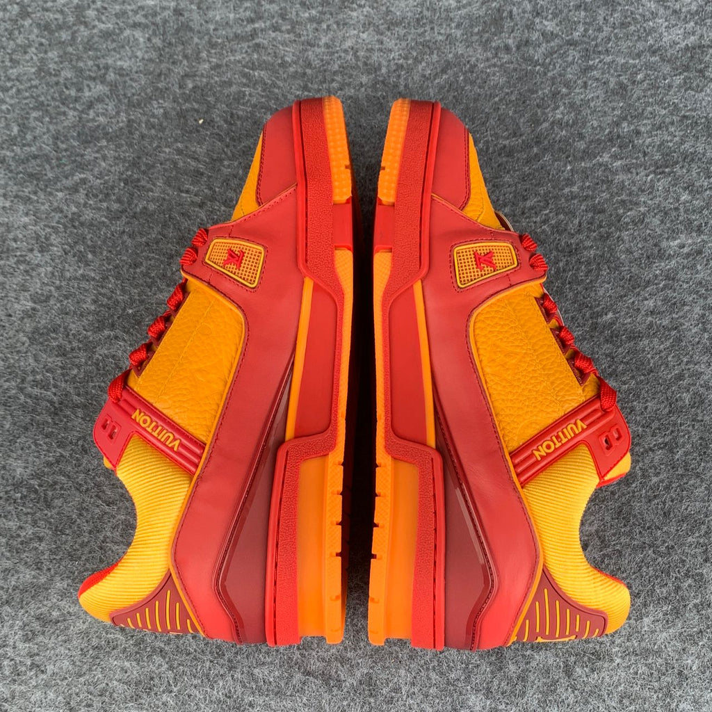 LV Trainer 'Bordeaux Red Orange'