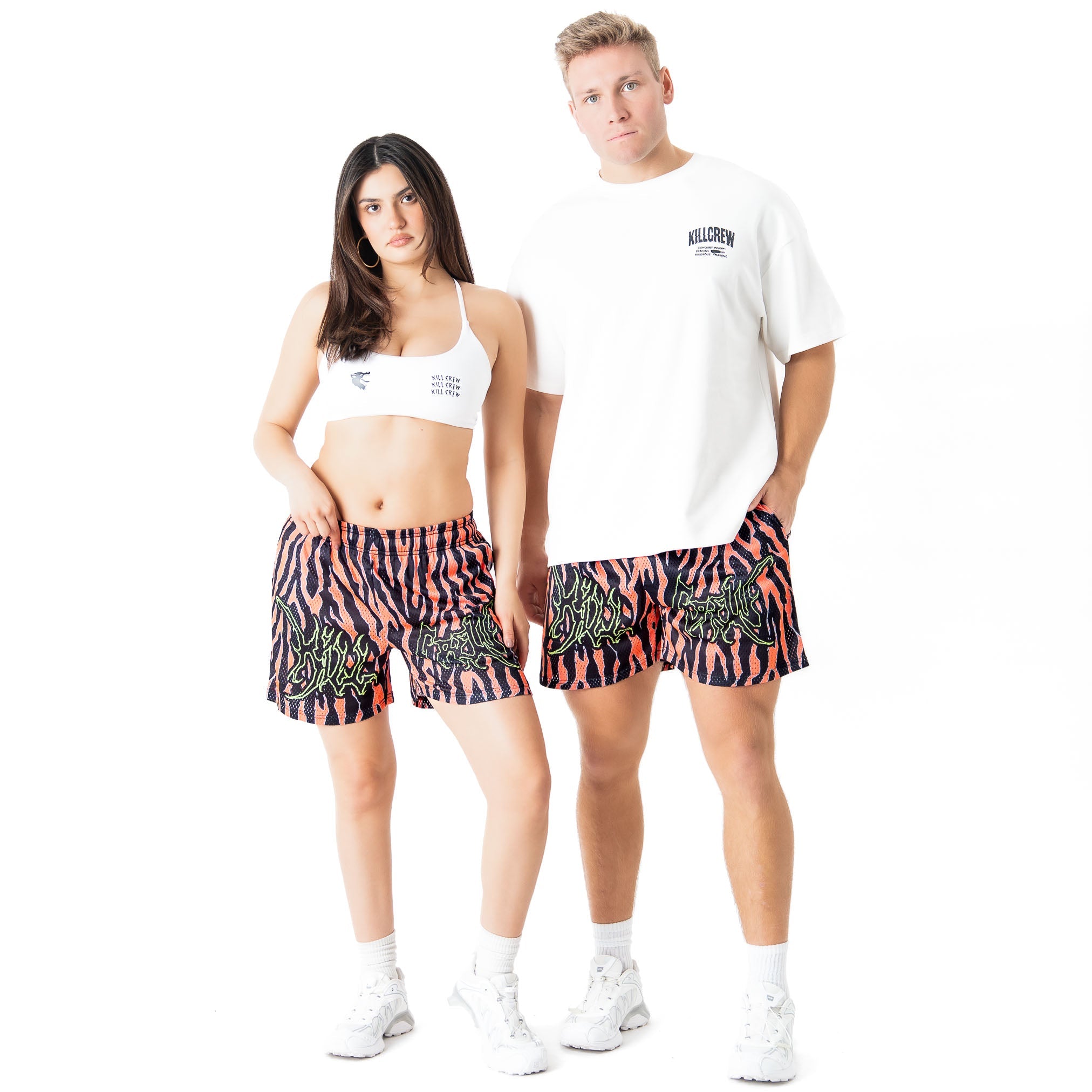 VENTED MESH SHORTS ALIEN - RED