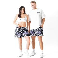 VENTED MESH SHORTS ALIEN - WHITE