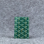 Goyard Canvas Saint Marc Card Wallet 'Green'