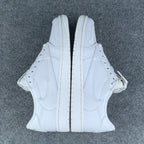 Custom Travis Scott x Air Jordan 1 Retro Low OG SP 'Michael Rubin White Party' Friends & Family