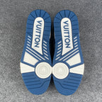 LV Trainer Monogram Denim 'White Blue'