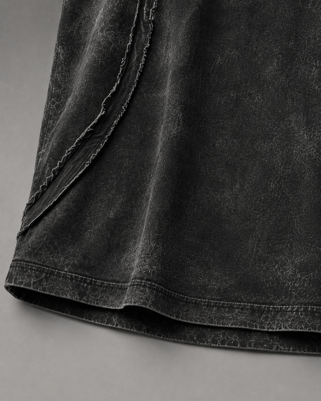 KIIKIO American Retro Design Frayed Sleeveless Vest