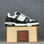 LV Trainer 'Black Monogram Denim’
