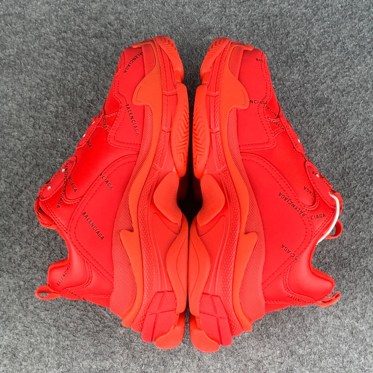 Balenciaga Triple S 'Allover Logo - Red'