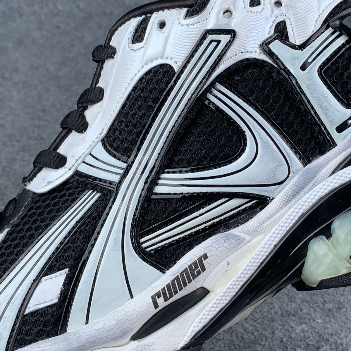 Balenciaga Runner Sneaker 'White Black White'