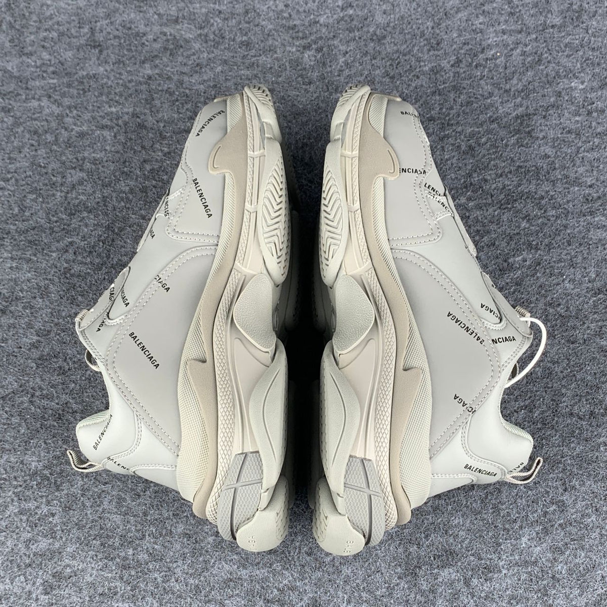 Balenciaga Triple S 'Allover Logo - Grey'