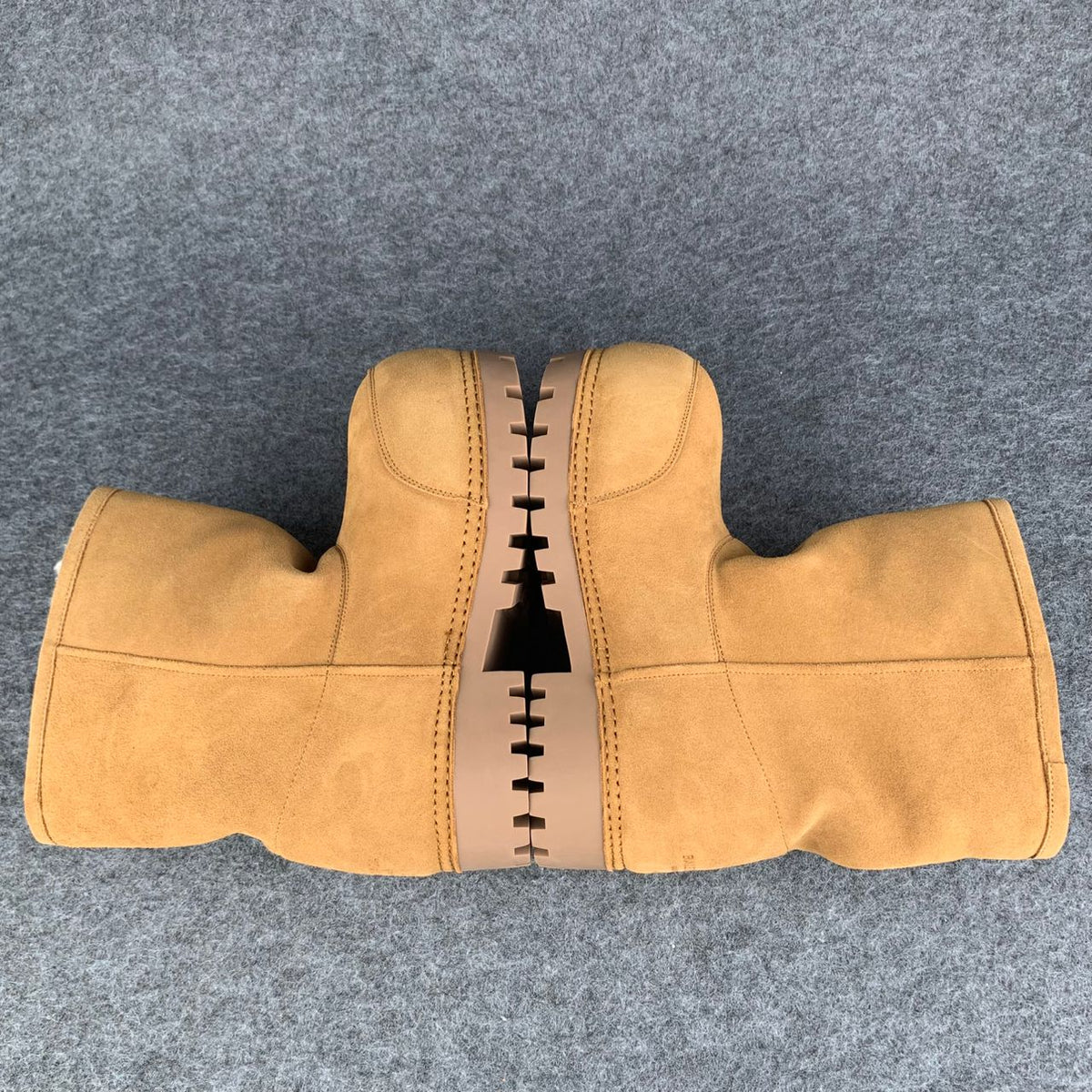 Balenciaga Alaska Fur Low Boot 'Brown'