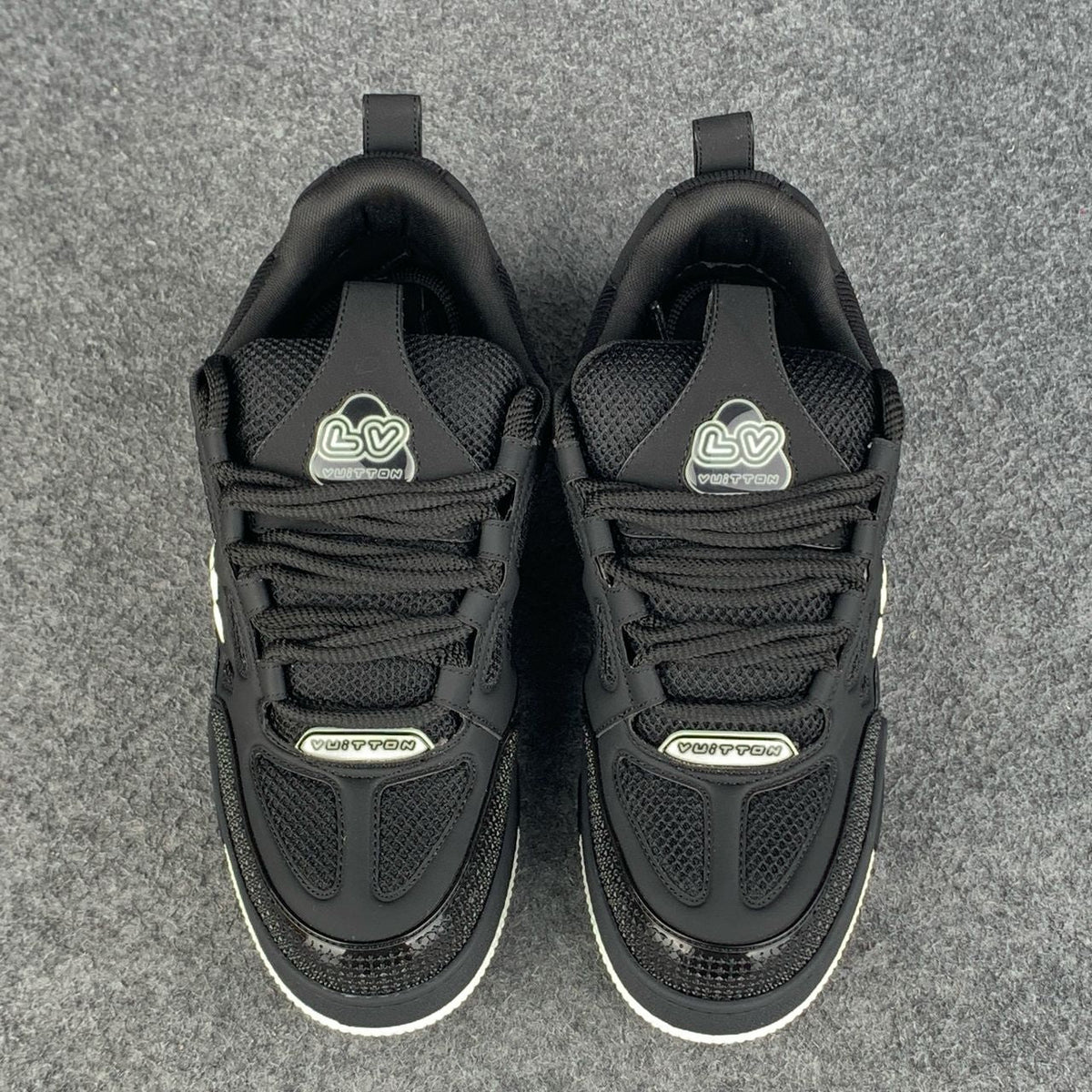 LV Skate Sneaker 'Black White'