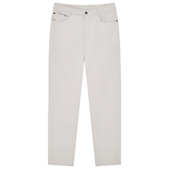 Five Pocket Canvas Trouser - Bone