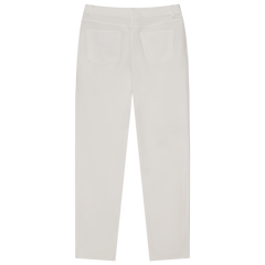 Five Pocket Canvas Trouser - White