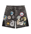 Godspeed Patchwork Denim Shorts V2 Grey