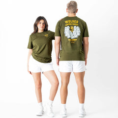WOLVES AMONG SHEEP T-SHIRT v2 - OLIVE