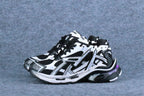 Custom Balenciaga Runner Sneaker LED 'Black White'