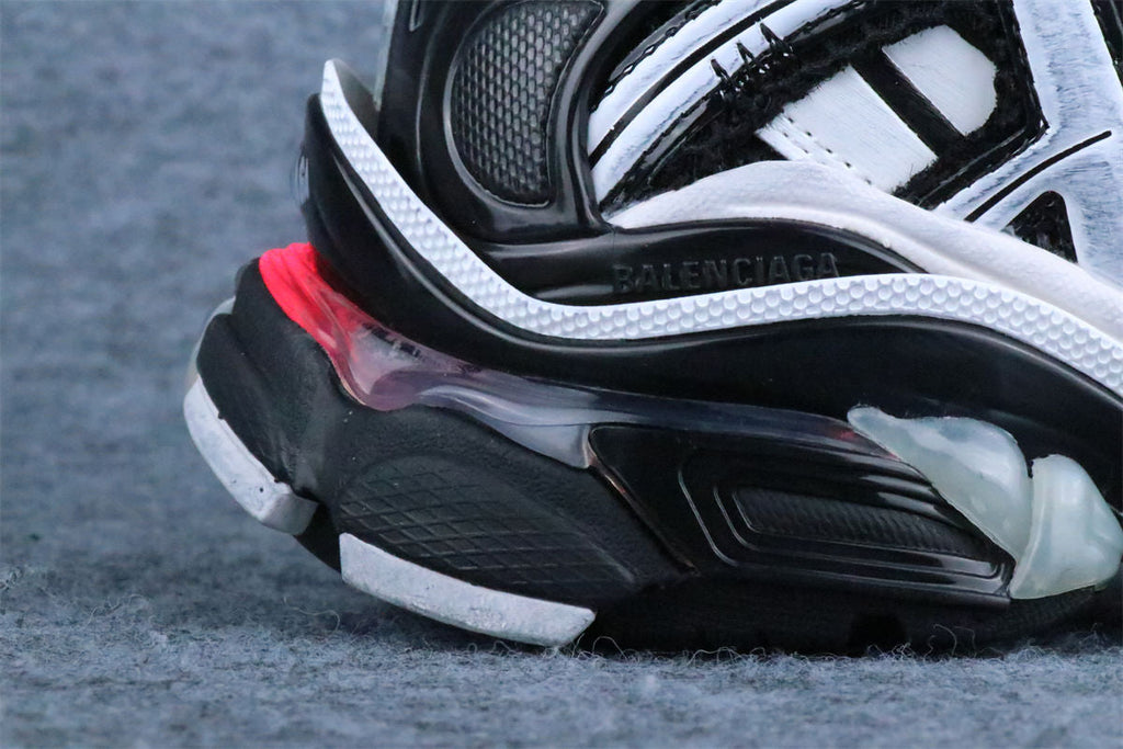 Custom Balenciaga Runner Sneaker LED 'Black White'