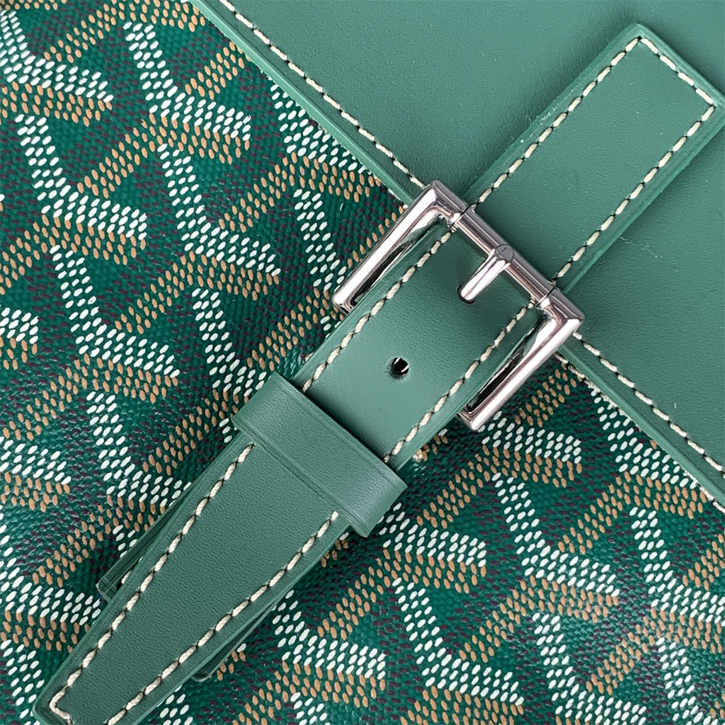 Goyard Alpin Backpack 'Green Goyardine'