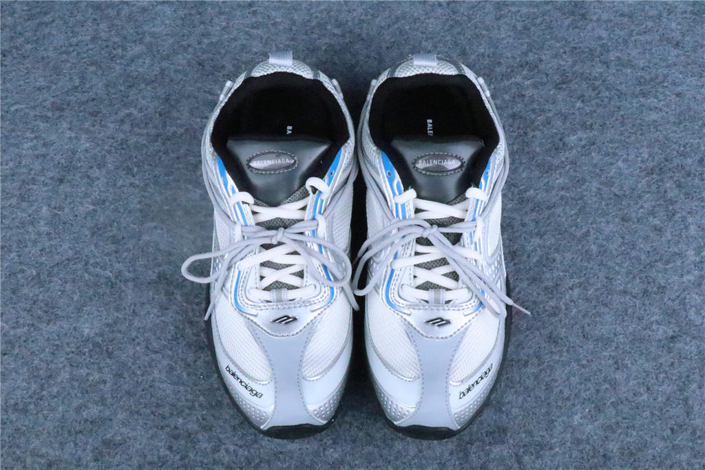 Balenciaga Radar Sneaker Gradient Lines 'White Grey Silver'