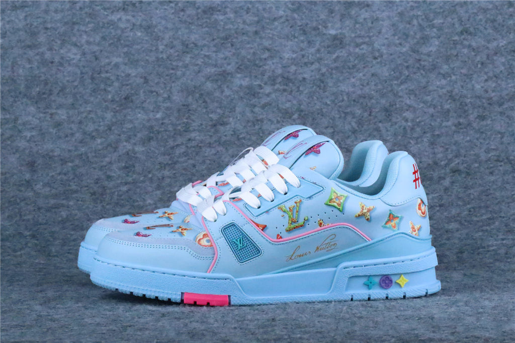 LV Trainer 'Monogram Donuts Blue'