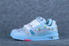 LV Trainer 'Monogram Donuts Blue'