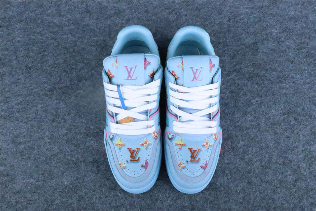 LV Trainer 'Monogram Donuts Blue'