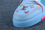 LV Trainer 'Monogram Donuts Blue'