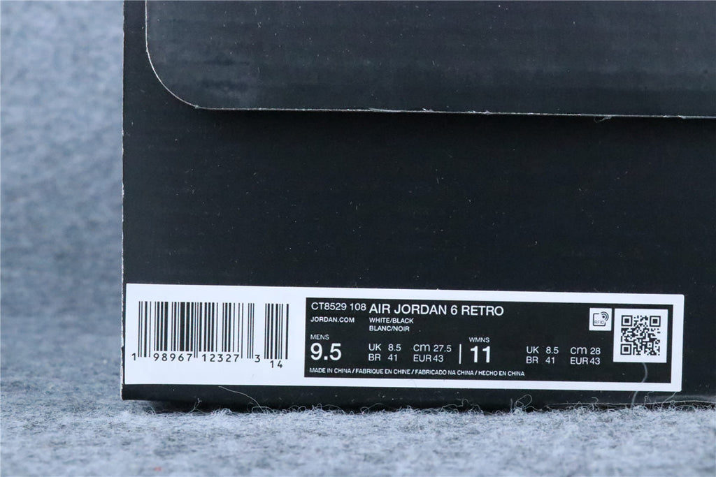 Air Jordan 6 'Oreo' 2026