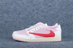 Travis Scott x Air Jordan 1 Retro Low OG 'Sail Tropical Pink' (US Warehouse, No QC)