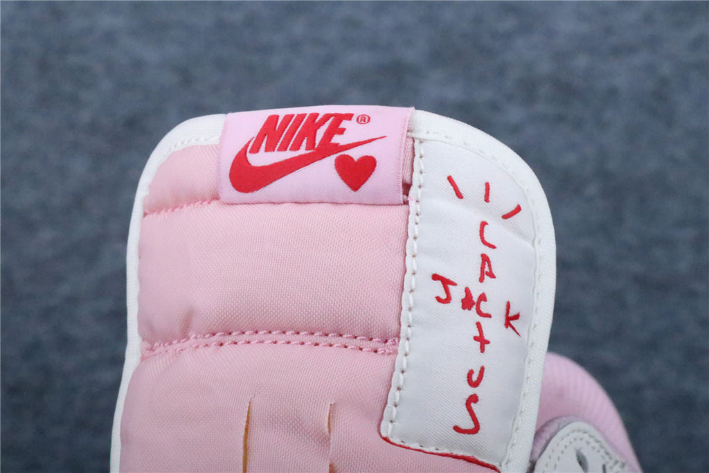 Travis Scott x Air Jordan 1 Retro Low OG 'Sail Tropical Pink' (US Warehouse, No QC)
