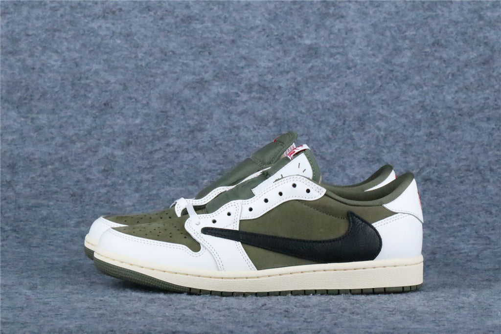 Travis Scott x Air Jordan 1 Retro Low OG SP 'Reverse Olive / Medium Olive' (US Warehouse, No QC)