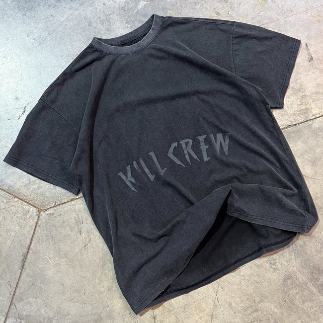 OVERSIZED LUX ACID WASH T-SHIRT - BLACKOUT Main Image
