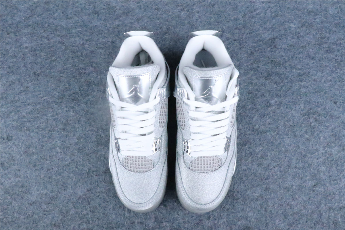 Air Jordan 4 Retro Michael Jackson 'White Glitter Glove'