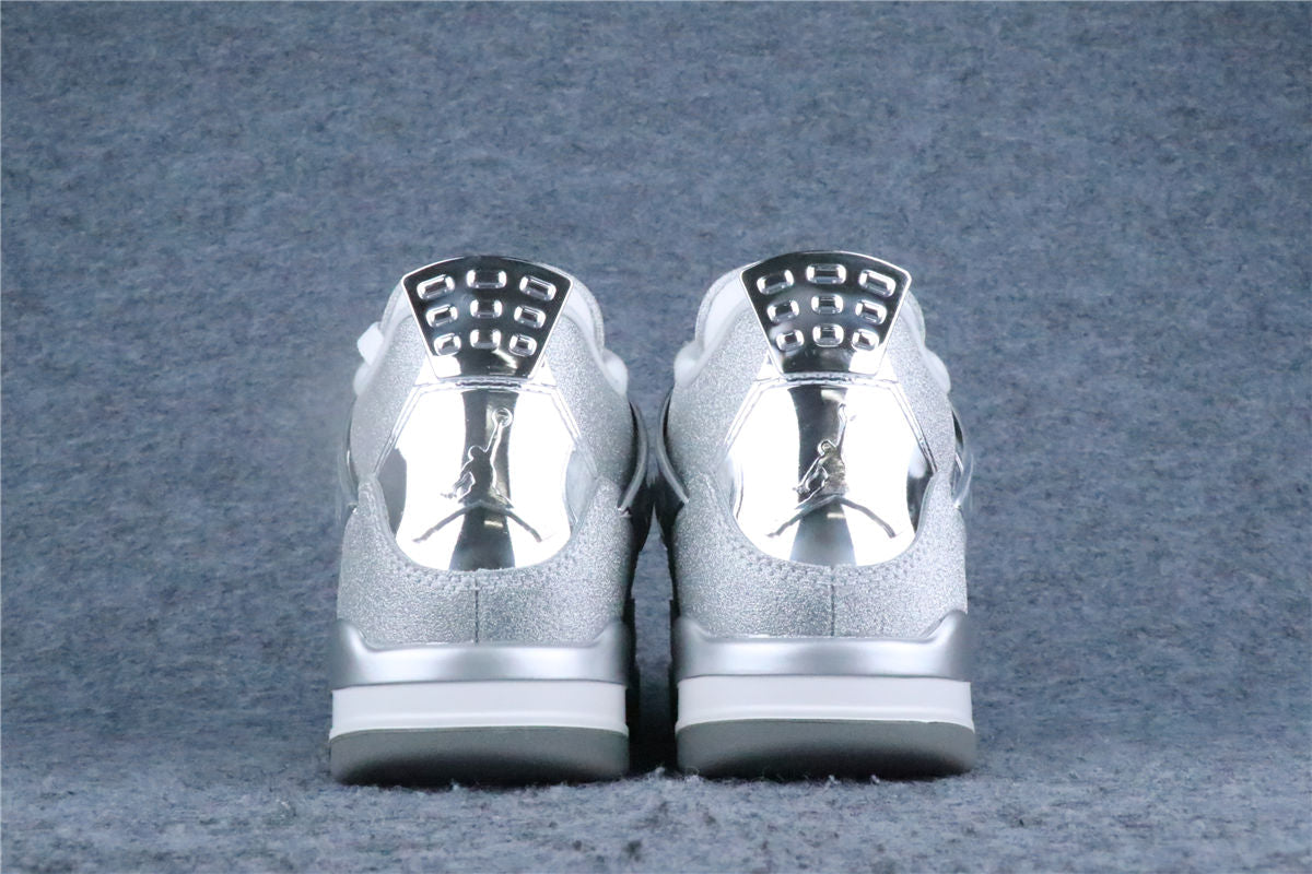 Air Jordan 4 Retro Michael Jackson 'White Glitter Glove'